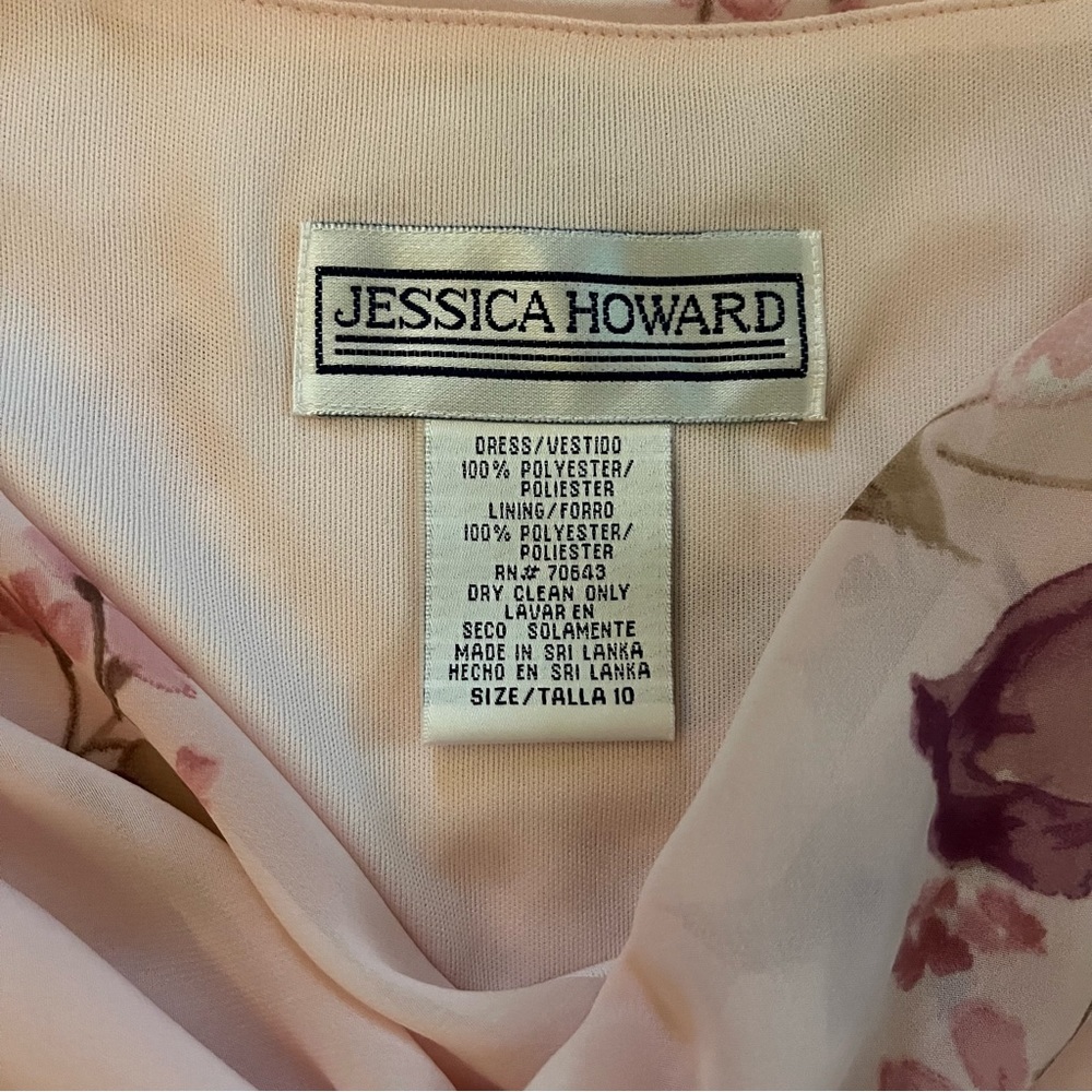 NWT Jessica Howard Pink Floral Dress - Picture 10 of 11